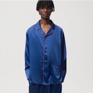 NWT Zara Silk Pajama Set